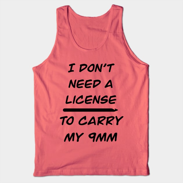 Crochet license to carry Tank Top by LM Designs by DS